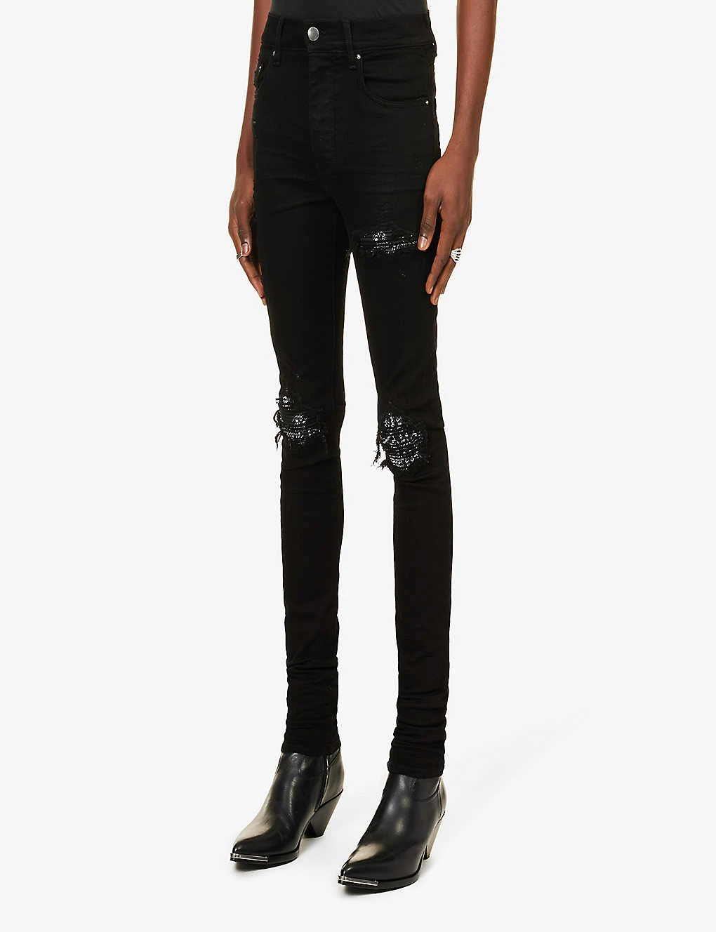 Amiri MX1 Bandana Distressed Straight-leg Jeans 5 Amiri MX1 Bandana Distressed Straight-leg Jeans - Image 3