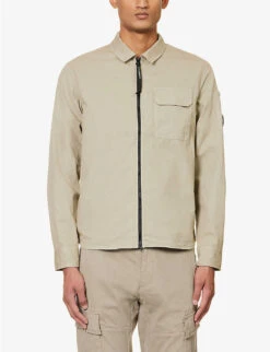 Brand-patch Relaxed-fit Cotton Shirt 9 Brand-patch Relaxed-fit Cotton Shirt -Gentlemen Style Shop R04189371 SILVERSAGE ALT02