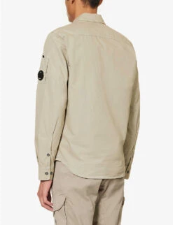 Brand-patch Relaxed-fit Cotton Shirt 10 Brand-patch Relaxed-fit Cotton Shirt -Gentlemen Style Shop R04189371 SILVERSAGE ALT03