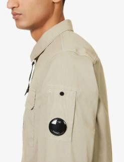 Brand-patch Relaxed-fit Cotton Shirt 11 Brand-patch Relaxed-fit Cotton Shirt -Gentlemen Style Shop R04189371 SILVERSAGE ALT04