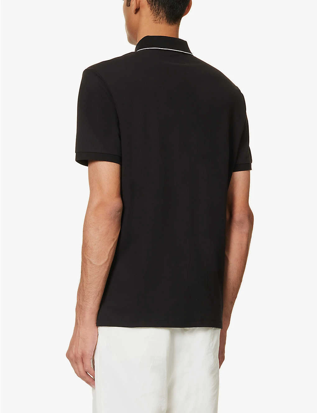 Logo-embroidered Regular-fit Stretch-cotton Piqué Polo Shirt 6 Logo-embroidered Regular-fit Stretch-cotton Piqué Polo Shirt - Image 4