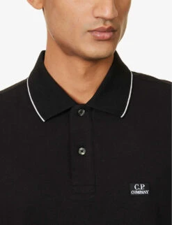 Logo-embroidered Regular-fit Stretch-cotton Piqué Polo Shirt 11 Logo-embroidered Regular-fit Stretch-cotton Piqué Polo Shirt -Gentlemen Style Shop R04189391 BLACK ALT04