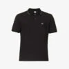 Logo-embroidered Regular-fit Stretch-cotton Piqué Polo Shirt -Gentlemen Style Shop R04189391 BLACK M