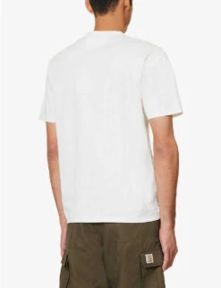 Metropolis Mercerised Cotton-jersey T-shirt -Gentlemen Style Shop R04189407 WHITE ALT03