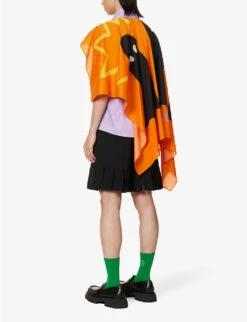 Art Asymmetric-panel Regular-fit Cotton-poplin Shirt -Gentlemen Style Shop R04190818 LAVENDER ALT03