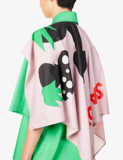 Painting Asymmetric-panel Regular-fit Cotton-poplin Shirt 11 Painting Asymmetric-panel Regular-fit Cotton-poplin Shirt -Gentlemen Style Shop R04190819 FERNGREEN ALT04