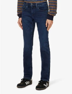 Paige Lennox Belt-loop Slim-fit Stretch-denim Jeans -Gentlemen Style Shop R04192291 JENKINS ALT02