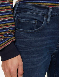 Paige Lennox Belt-loop Slim-fit Stretch-denim Jeans -Gentlemen Style Shop R04192291 JENKINS ALT04