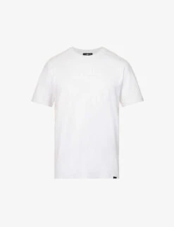 7 For All Mankind Luxe Performance Crewneck Stretch-cotton Jersey T-shirt