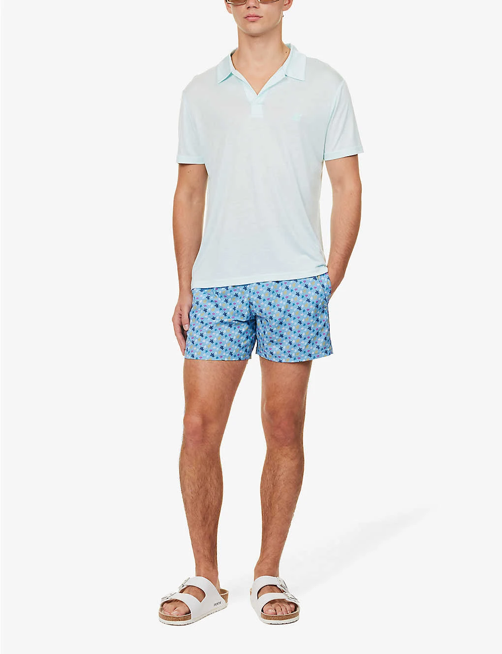 Vilebrequin Graphic-pattern Slip-pocket Stretch Recycled-polyamide Swim Shorts 4 Vilebrequin Graphic-pattern Slip-pocket Stretch Recycled-polyamide Swim Shorts - Image 2