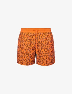 Vilebrequin Graphic-pattern Slip-pocket Recycled-polyamide Swim Shorts