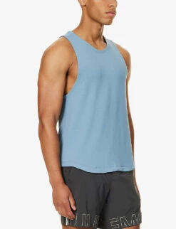 Lululemon License To Train Scoop-neck Stretch Recycled-polyester-blend Top -Gentlemen Style Shop R04194030 UTILITYBLUE ALT02