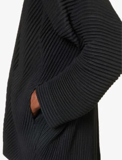 July Pleated Knitted Top 13 July Pleated Knitted Top -Gentlemen Style Shop R04194074 BLACK ALT05