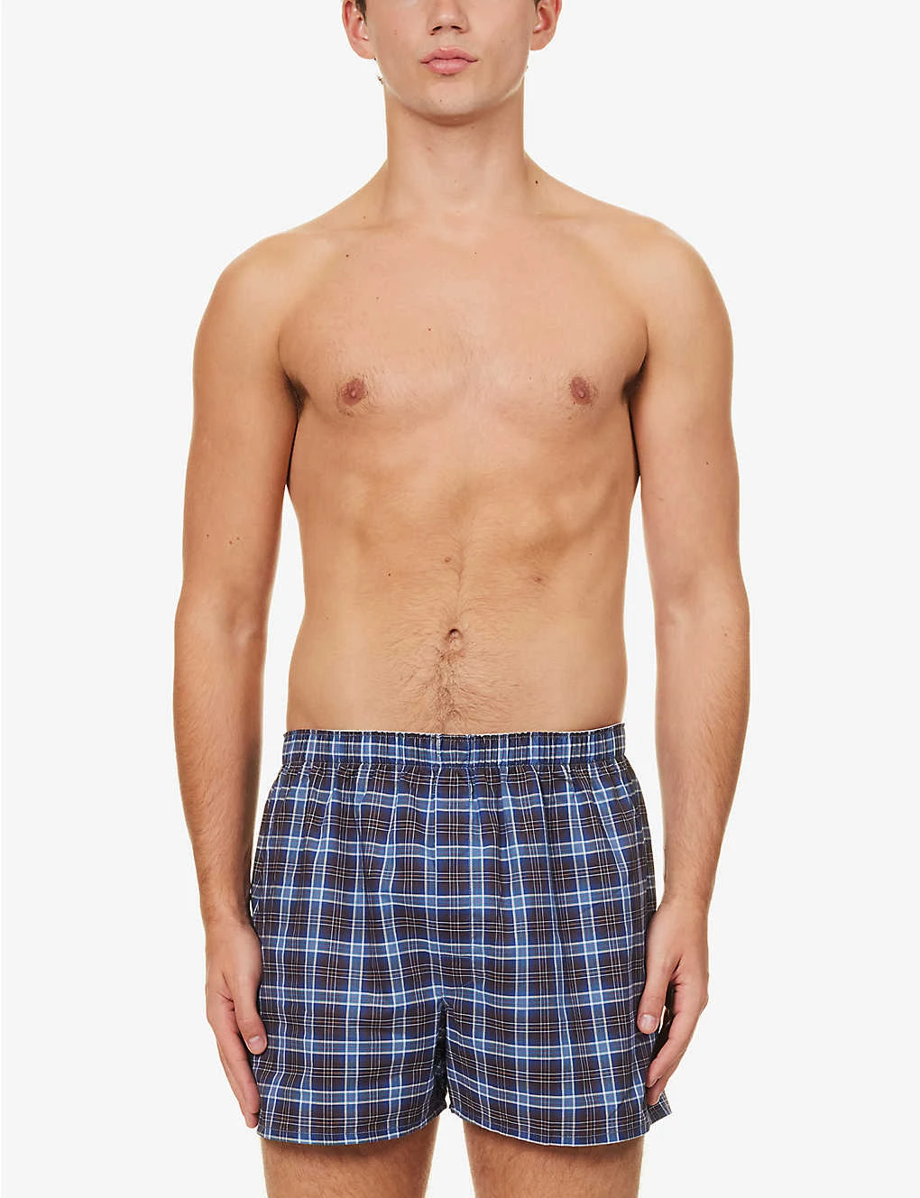 Sunspel Check-print Cotton-poplin Boxers 4 Sunspel Check-print Cotton-poplin Boxers - Image 2