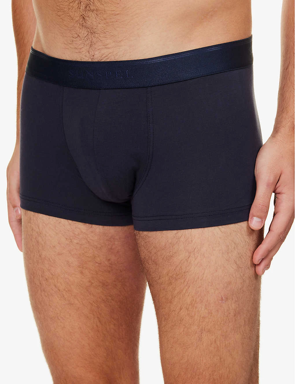 Sunspel Pack Of Two Elasticated-waistband Mid-rise Stretch-cotton Trunks 6 Sunspel Pack Of Two Elasticated-waistband Mid-rise Stretch-cotton Trunks - Image 4
