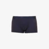Sunspel Pack Of Two Elasticated-waistband Mid-rise Stretch-cotton Trunks 1 Sunspel Pack Of Two Elasticated-waistband Mid-rise Stretch-cotton Trunks -Gentlemen Style Shop R04194522 NAVY M