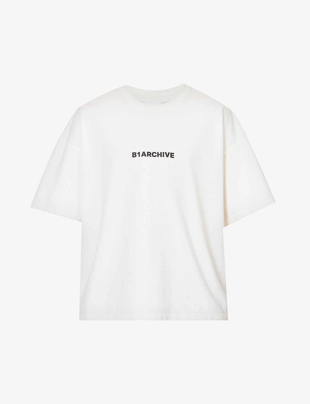 Brand-print Boxy-fit Cotton-jersey T-shirt 3 Brand-print Boxy-fit Cotton-jersey T-shirt