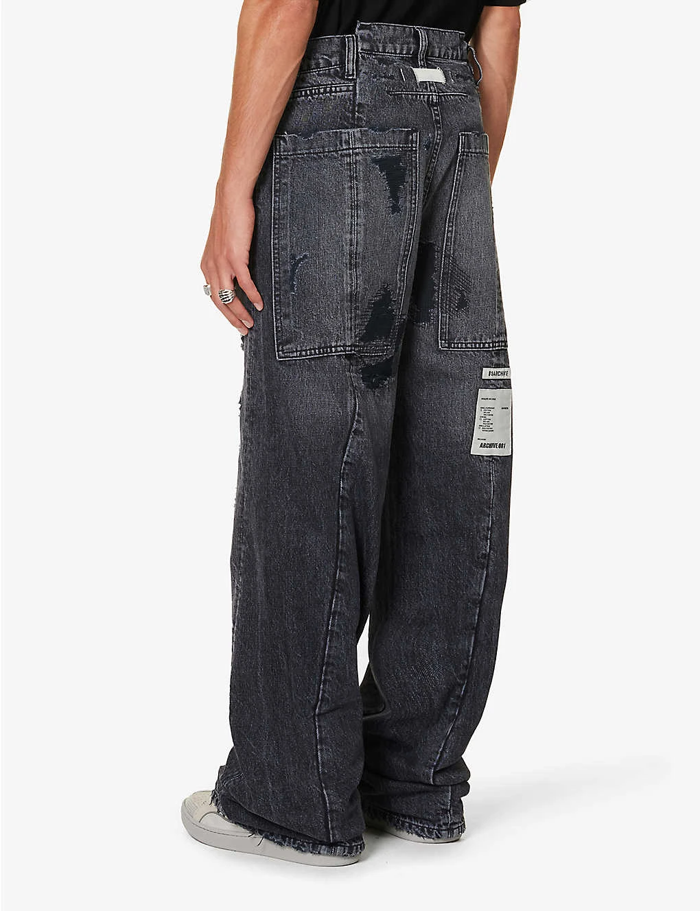 Distressed Wide-leg Mid-rise Jeans 6 Distressed Wide-leg Mid-rise Jeans - Image 4