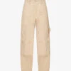 Wide-leg Mid-rise Cotton-canvas Trousers 1 Wide-leg Mid-rise Cotton-canvas Trousers -Gentlemen Style Shop R04194911 CANVASKHAKI M