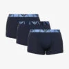 Emporio Armani Pack Of Three Stretch-cotton Trunks -Gentlemen Style Shop R04194978 MARINEMARINEMARINE M