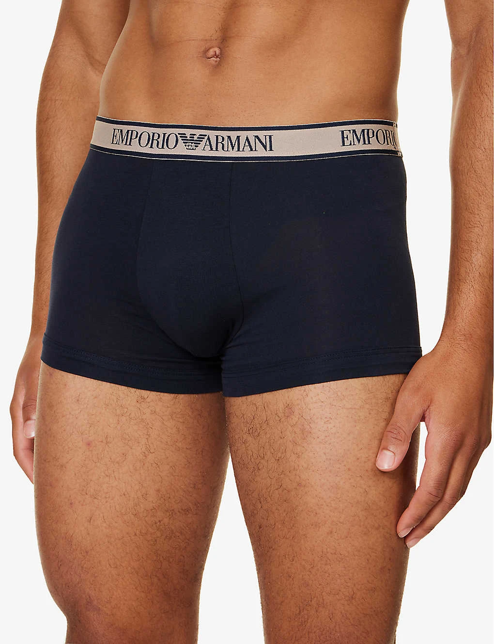 Emporio Armani Branded Pack Of Three Stretch-cotton Trunks 6 Emporio Armani Branded Pack Of Three Stretch-cotton Trunks - Image 4
