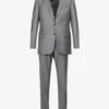 Emporio Armani Single-breasted Regular-fit Wool Suit -Gentlemen Style Shop R04196981 GRIGIOSCURO M