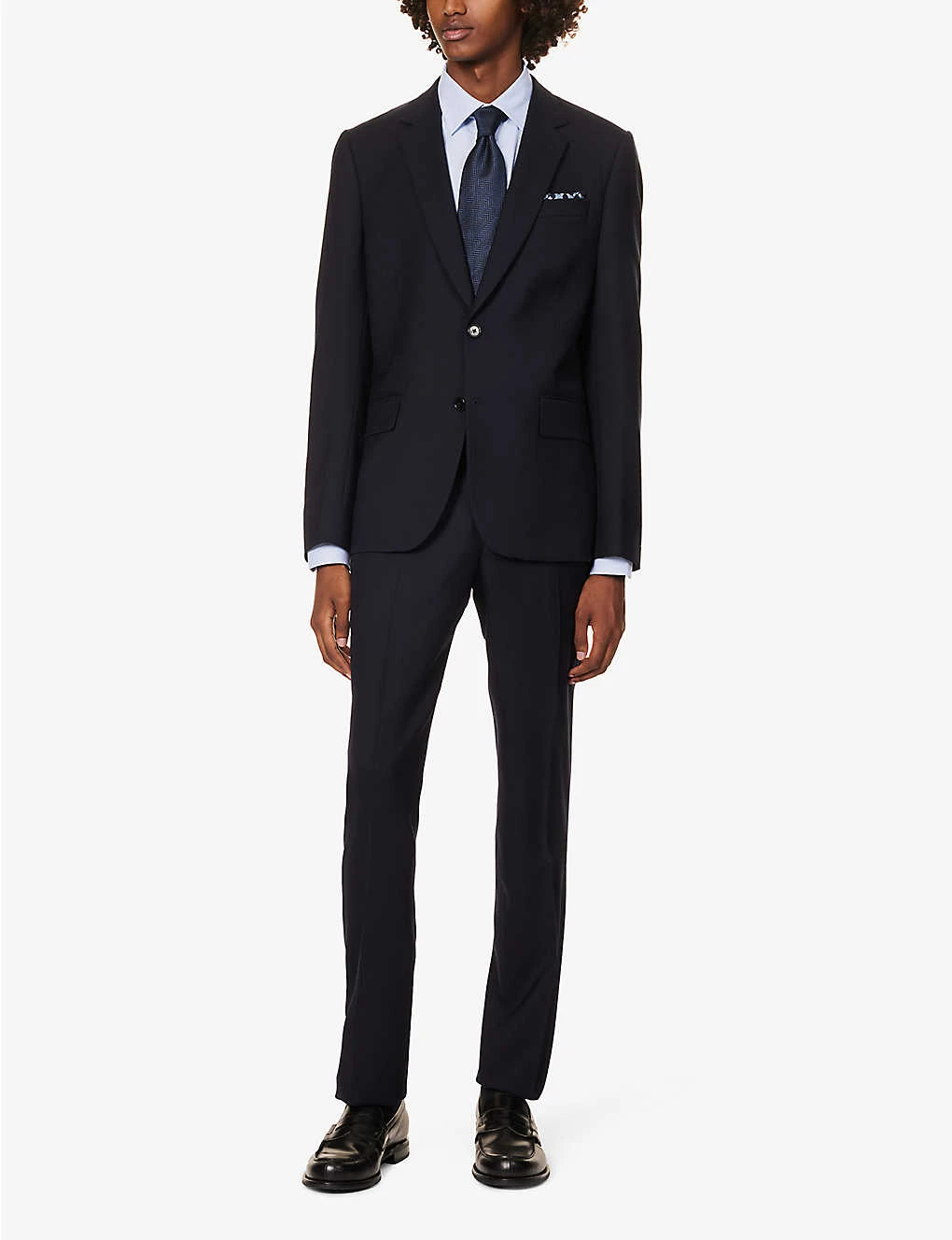 Emporio Armani Pleated-cuff Regular-fit Stretch-cotton Shirt 4 Emporio Armani Pleated-cuff Regular-fit Stretch-cotton Shirt - Image 2