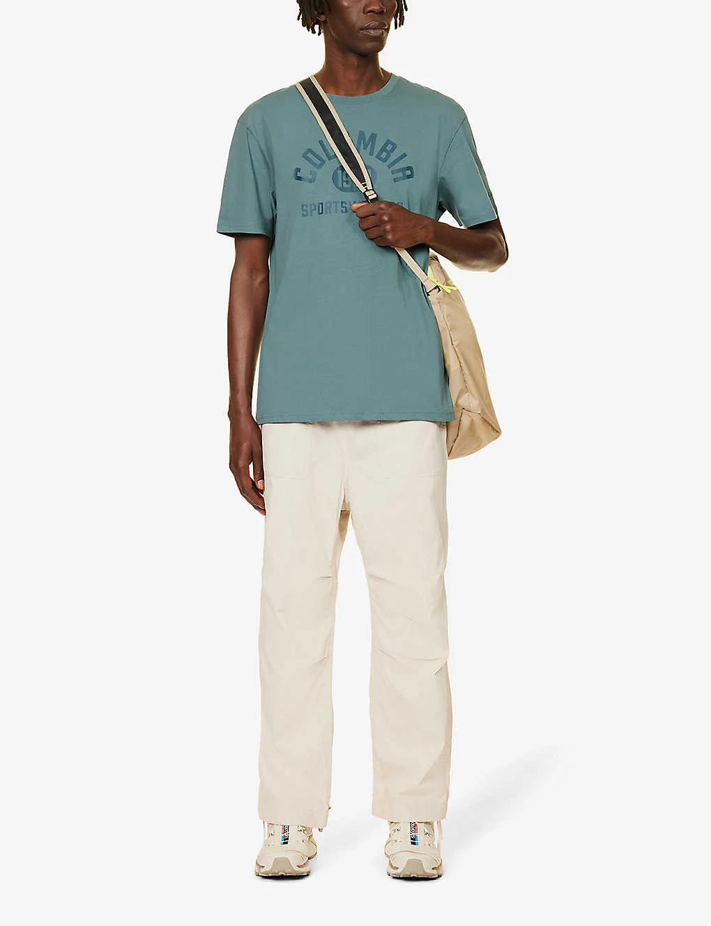 Columbia Graphic-print Crewneck Organic-cotton T-shirt 4 Columbia Graphic-print Crewneck Organic-cotton T-shirt - Image 2