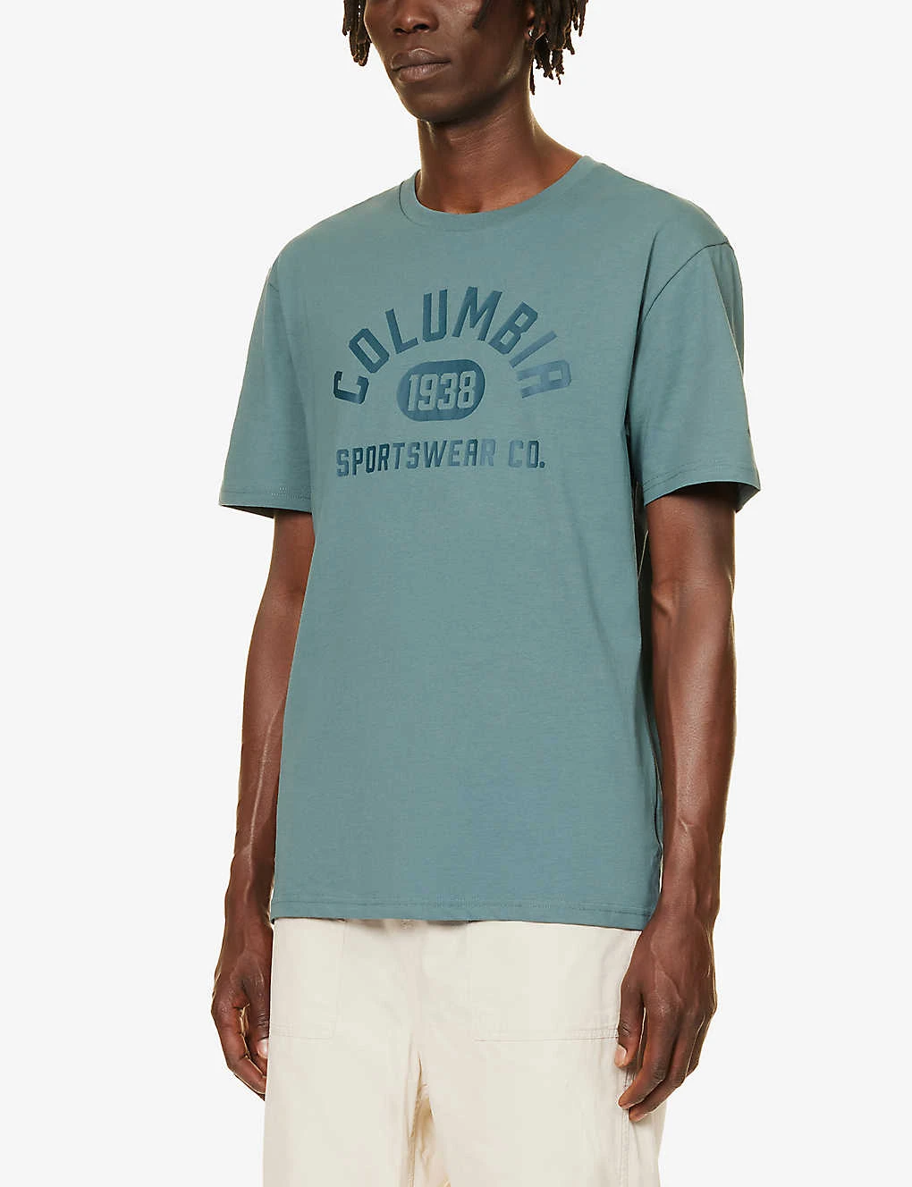 Columbia Graphic-print Crewneck Organic-cotton T-shirt 5 Columbia Graphic-print Crewneck Organic-cotton T-shirt - Image 3