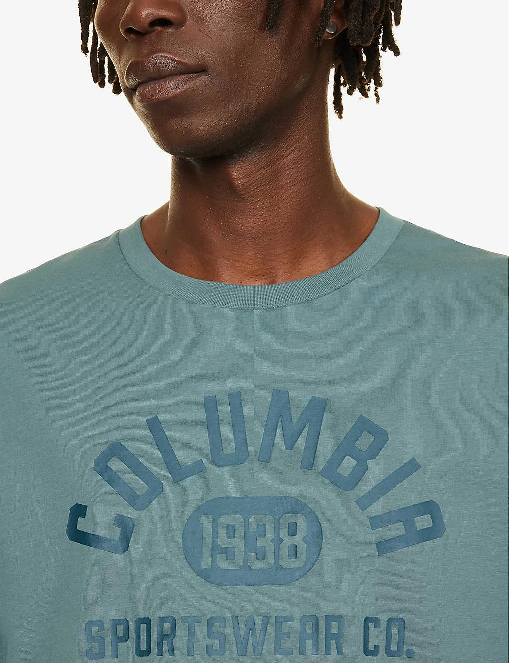 Columbia Graphic-print Crewneck Organic-cotton T-shirt 7 Columbia Graphic-print Crewneck Organic-cotton T-shirt - Image 5