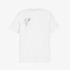 Floral Graphic-print Organic Cotton-jersey T-shirt 2 Floral Graphic-print Organic Cotton-jersey T-shirt -Gentlemen Style Shop R04199961 WHITE M