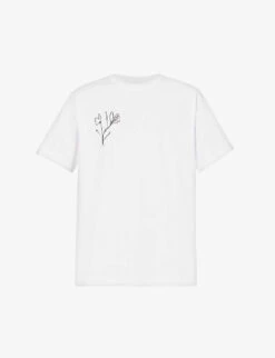 Floral Graphic-print Organic Cotton-jersey T-shirt