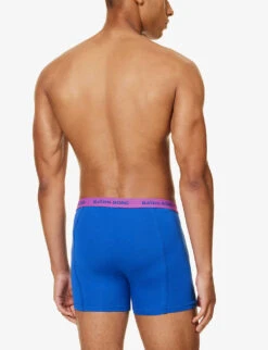 Bjorn Borg Pack Of Three Branded-waistband Regular-fit Stretch-cotton Boxers 8 Bjorn Borg Pack Of Three Branded-waistband Regular-fit Stretch-cotton Boxers -Gentlemen Style Shop R04202552 MULTIPACK1 ALT02